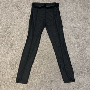 SHEIN Black Sheer Leggings